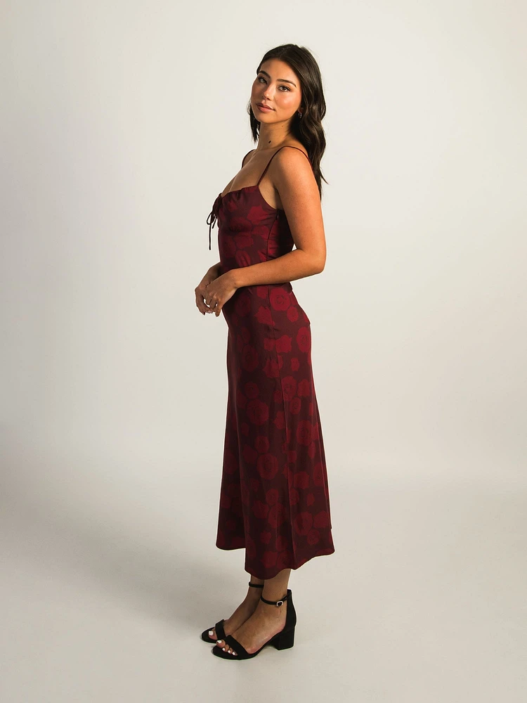 ROBE LONGUE HARLOW VALERIE - BORDEAUX