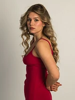 ROBE HARLOW SOFIA - ROUGE PORTO