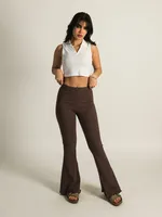 HARLOW RIBBED FLARE PANT