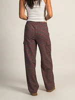 HARLOW KHLOE CARGO PANT - RED