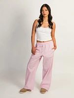 HARLOW TAYLOR PANT - PINK/WHITE