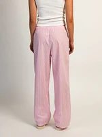 HARLOW TAYLOR PANT - PINK/WHITE