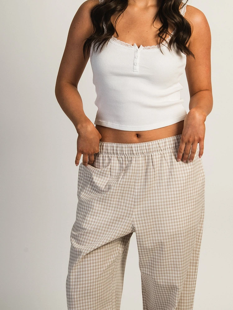 HARLOW TAYLOR PANT - TAUPE