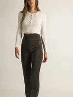 PANTALON FLARE À TAILLE HAUTE HARLOW - DÉSTOCKAGE