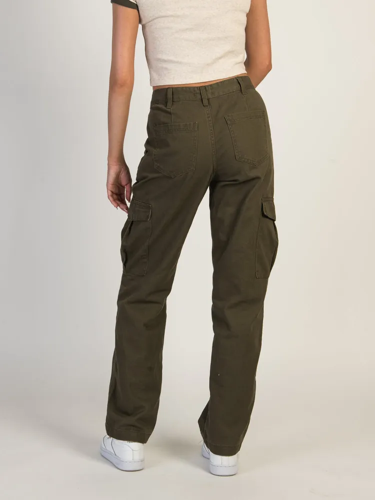 HARLOW DEE STRAIGHT FIT CARGO - ARMY CLEARANCE
