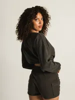 SWEAT-SHIRT À ÉCRAN ÉLASTIQUE HARLOW MONICA - DÉSTOCKAGE