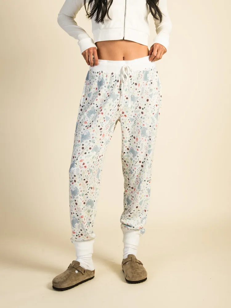 HARLOW AVA LOUNGE PANT - IVORY