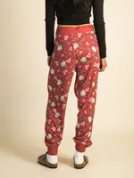 HARLOW AVA LOUNGE PANT - ROUGE