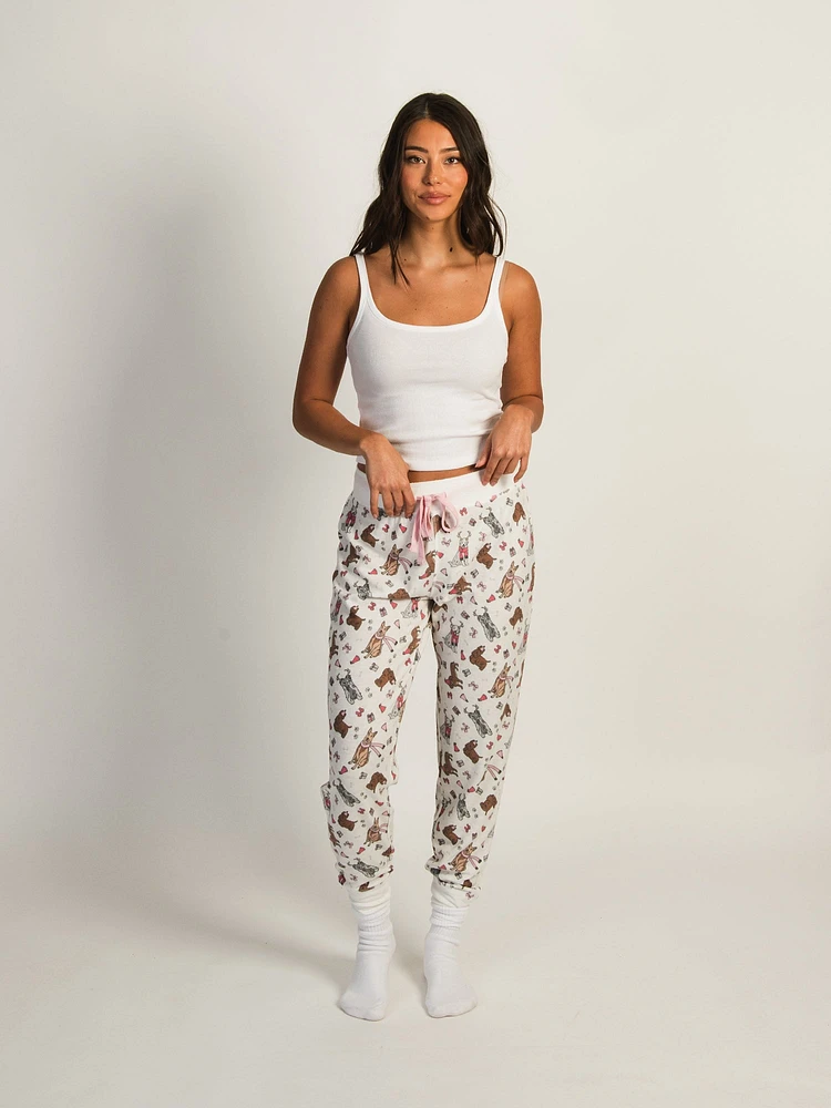 HARLOW AVA LOUNGE PANTS - OFF WHT