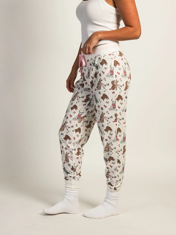HARLOW AVA LOUNGE PANTS - OFF WHT