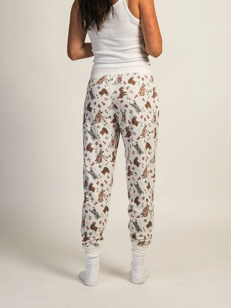 HARLOW AVA LOUNGE PANTS - OFF WHT