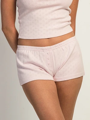 HARLOW MADELINE HEART SHORT - BABY PINK