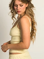 HARLOW MALLORY HEART TANK TOP - YELLOW