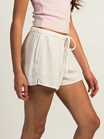 HARLOW LANA LINEN SHORT - WHITE