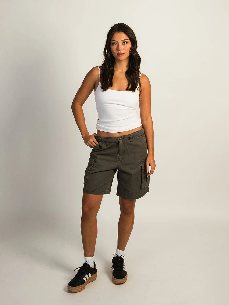 SHORT HARLOW BAGGY CARGO – CHARCOAL
