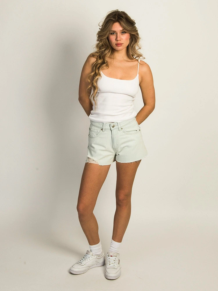 HARLOW SHORTIE SHORT - CHAMBRAY