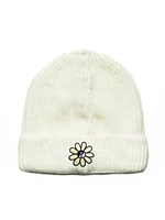 HARLOW RIBBED EMBROIDERED BEANIE