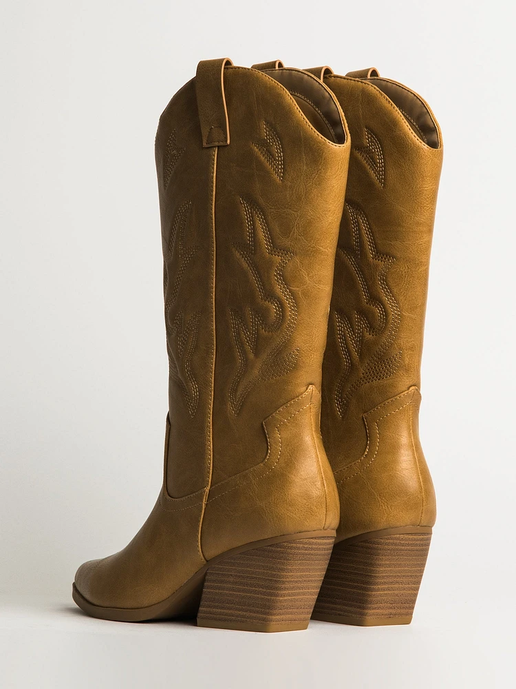 BOTTE HARLOW STASSIE POUR FEMME - TAN
