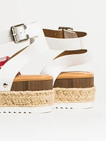 WOMENS HARLOW TOPIC SANDALS - RED GINGHAM