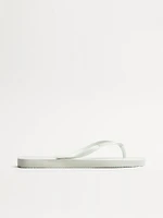 WOMENS HAVAIANAS SLIM SQUARE - WHITE