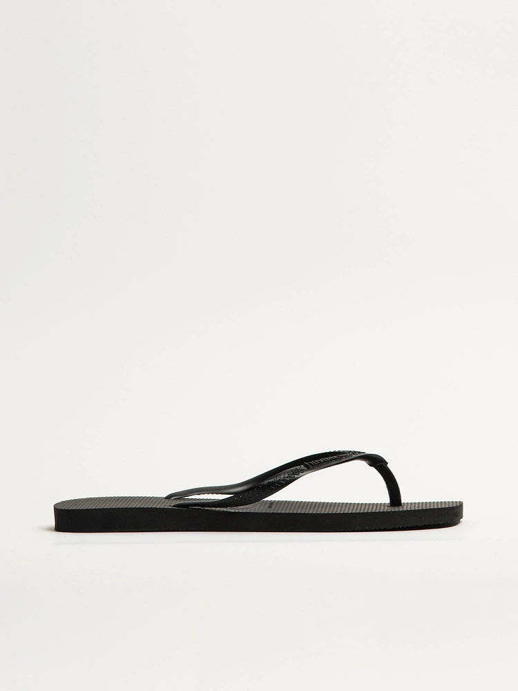WOMENS HAVAIANAS SLIM SQUARE - BLACK