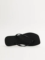 WOMENS HAVAIANAS SLIM SQUARE - BLACK