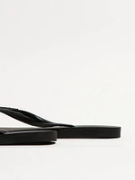 WOMENS HAVAIANAS SLIM SQUARE - BLACK