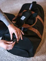 HERSCHEL SUPPLY CO. NOVEL BACKPACK - BLACK/TAN - CLEARANCE