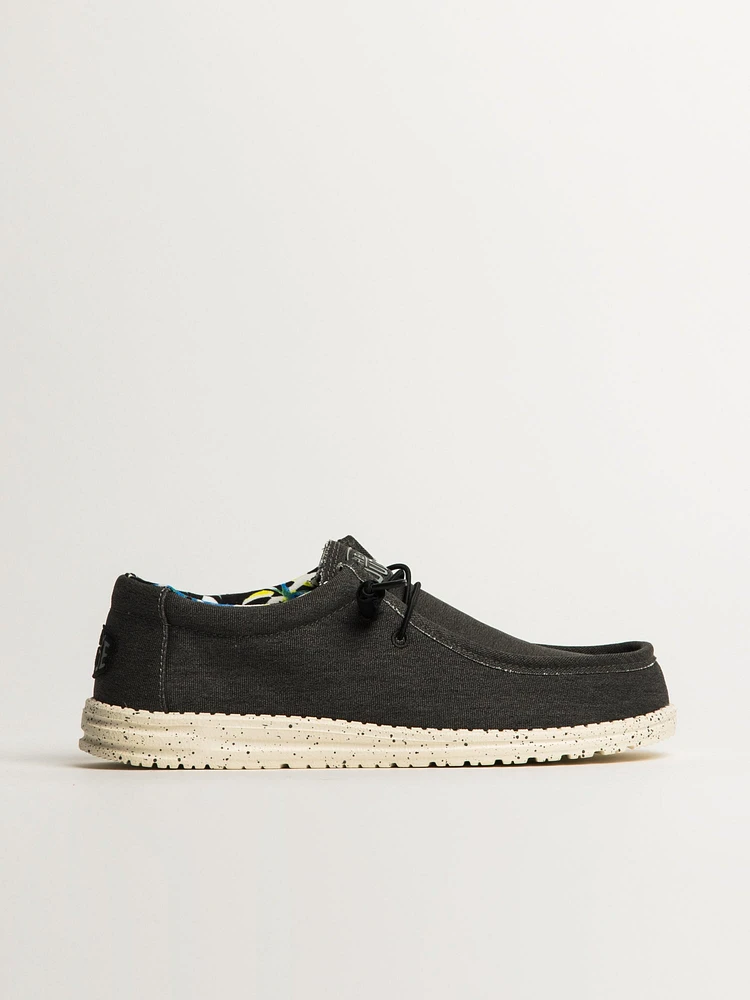 MENS HEYDUDE WALLY STRETCH CANVAS