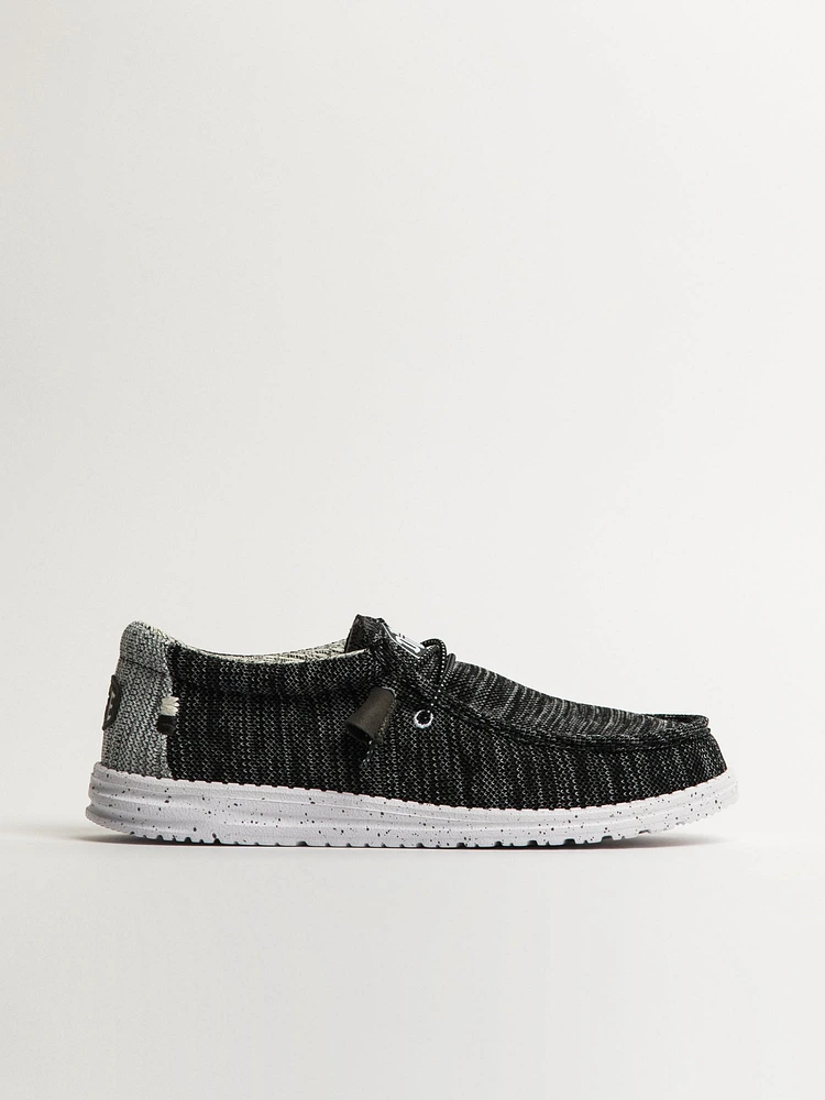 MENS HEYDUDE WALLY STRETCH - METEORITE
