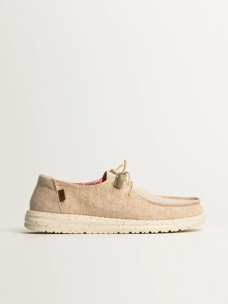 WOMENS HEYDUDE WENDY CHAMBRAY SNEAKER
