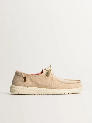 WOMENS HEYDUDE WENDY CHAMBRAY SNEAKER