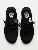WOMENS HEYDUDE WENDY FUNK MONO SNEAKER - BLACK