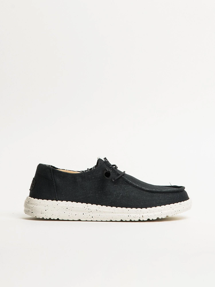 WOMENS HEYDUDE WENDY CANVAS