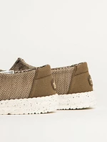 WOMENS HEYDUDE WENDY STRETCH SOX - WALNUT