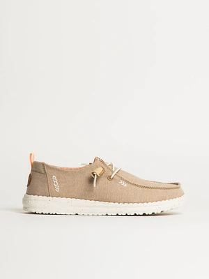 WOMENS HEYDUDE WENDY CHAMBRAY SNEAKER