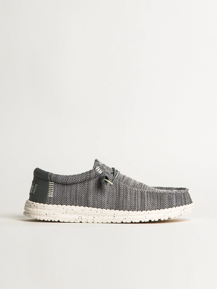 MENS HEYDUDE WALLY STRETCH SOX SLIP-ON