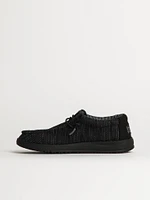 KIDS HEYDUDE WALLY YOUTH STRETCH SOX - BLACK