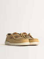 MENS HEYDUDE WALLY SURF SHAWL SLIP-ON - WOOD
