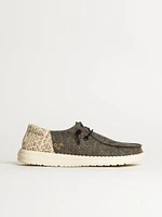 WOMENS HEYDUDE WENDY FUNK SURF BAJA SNEAKER - BLACK