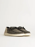 WOMENS HEYDUDE WENDY FUNK SURF BAJA SNEAKER - BLACK