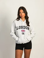 LONDON UK EMBROIDERED HOODIE