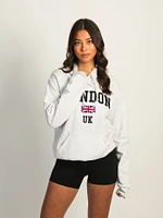 LONDON UK EMBROIDERED HOODIE