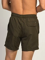 ISLAND HAZE CACTUS GREEN WAVE 5IN VOLLEY SHORT