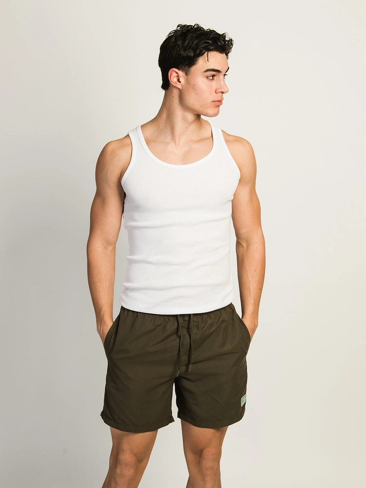 ISLAND HAZE CACTUS GREEN WAVE 5IN VOLLEY SHORT