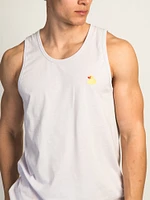 ISLAND HAZE DUCK EMBROIDERED TANK TOP - ORCHID