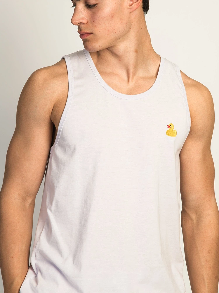 ISLAND HAZE DUCK EMBROIDERED TANK TOP - ORCHID
