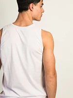 ISLAND HAZE DUCK EMBROIDERED TANK TOP - ORCHID