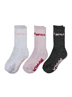 IMPALA SPARKLE SKAT 3 PACK SOX SOCKS - CLEARANCE