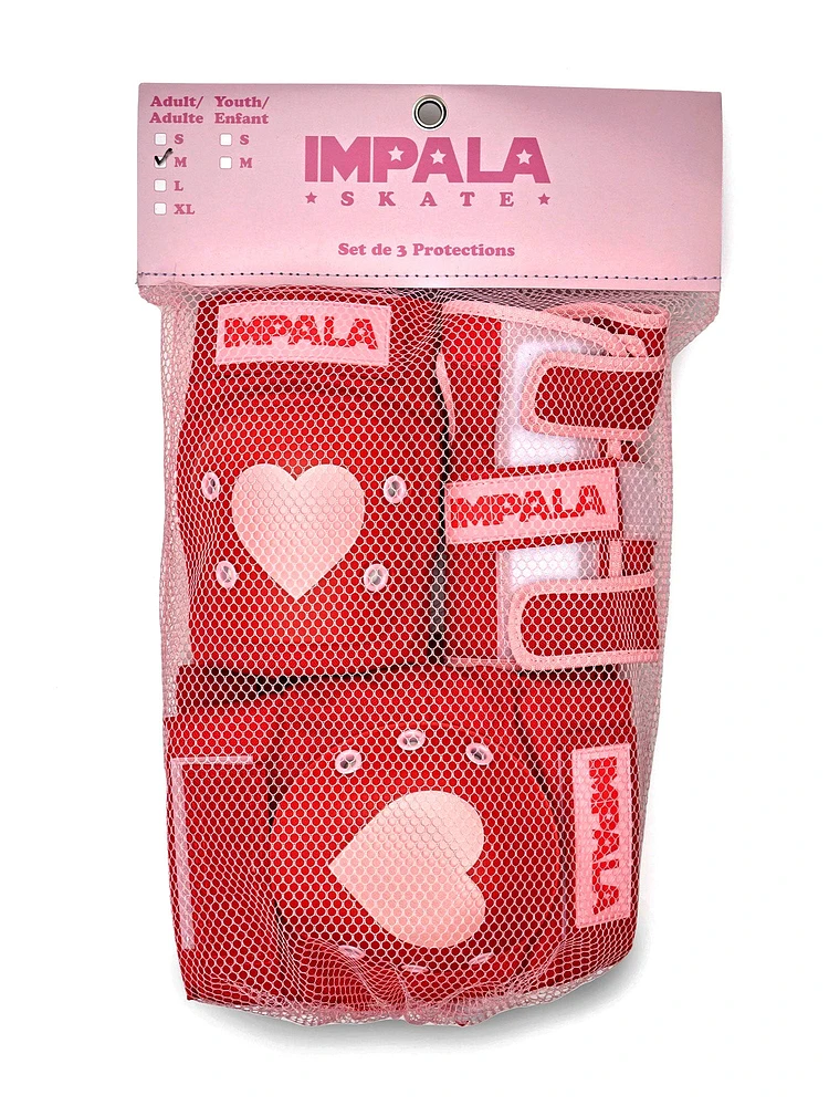 ENSEMBLE DE PROTECTION POUR PATINS À ROULETTES IMPALA - DÉGAGEMENT